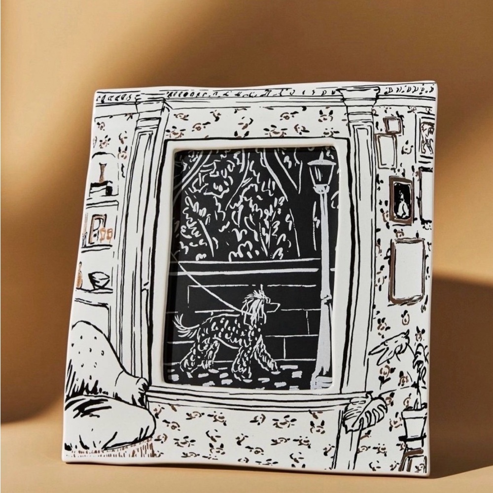 New Anthropologie Townhouse Windowview Frame5x7”